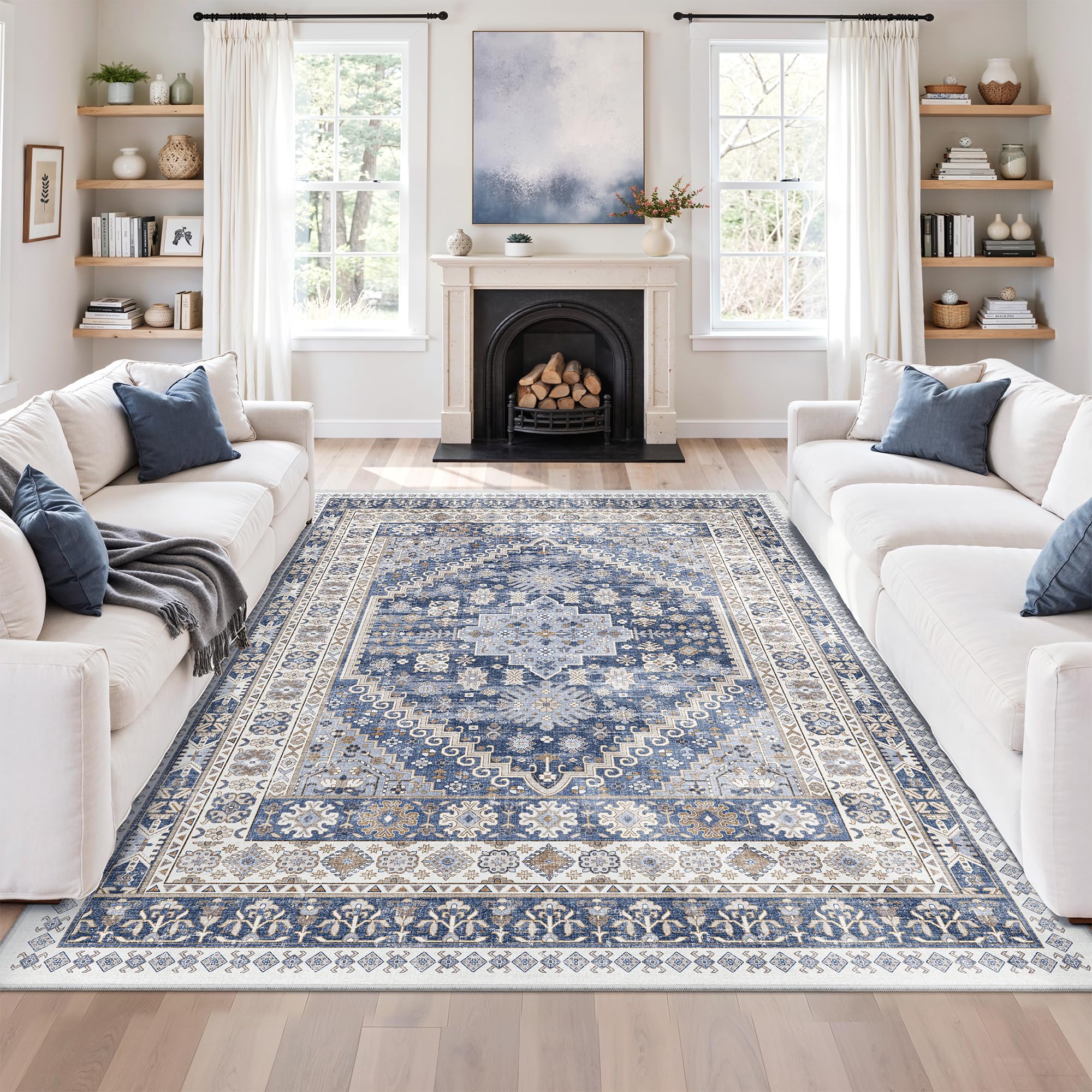 Amazon.com: zesthome 7x9 Area Rug, Super Soft Washable Rugs for