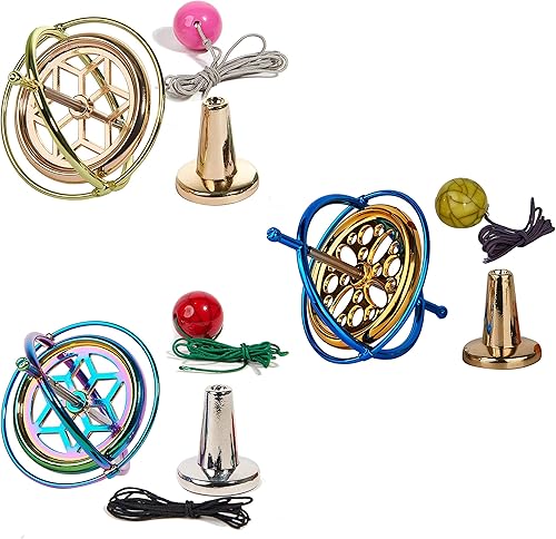 Joytech Giroscopio de precisión Metal Anti-gravedad Spinning Top Balance Juguete Regalo educativo AG002-JA05-JA01