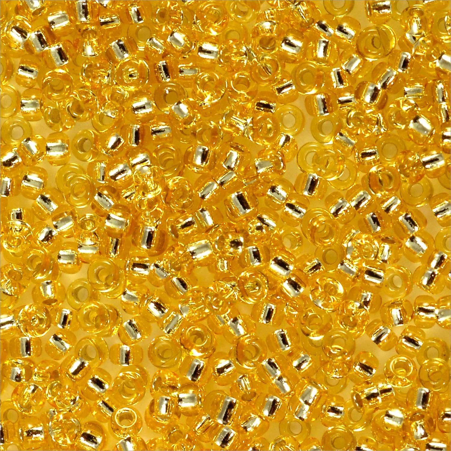 Miyuki Round Rocaille Seed Bead 15/0 Silver Lined Light Gold (36 Grams)