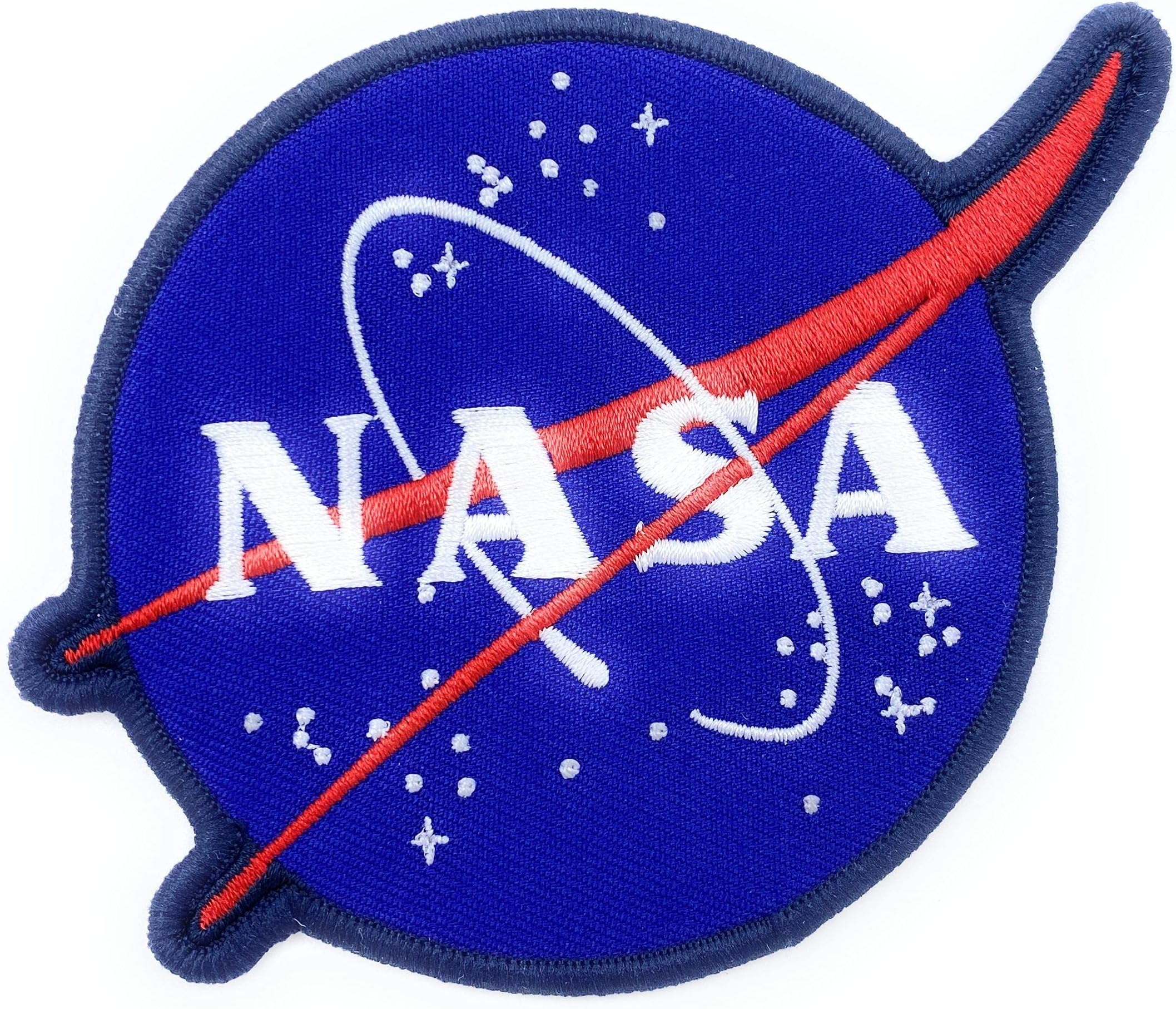 NASA Patch Embroidered Iron on Patches Space Patch Sewn on Official Logo Patches Embroidery Souvenir Badge NASA Stores Online