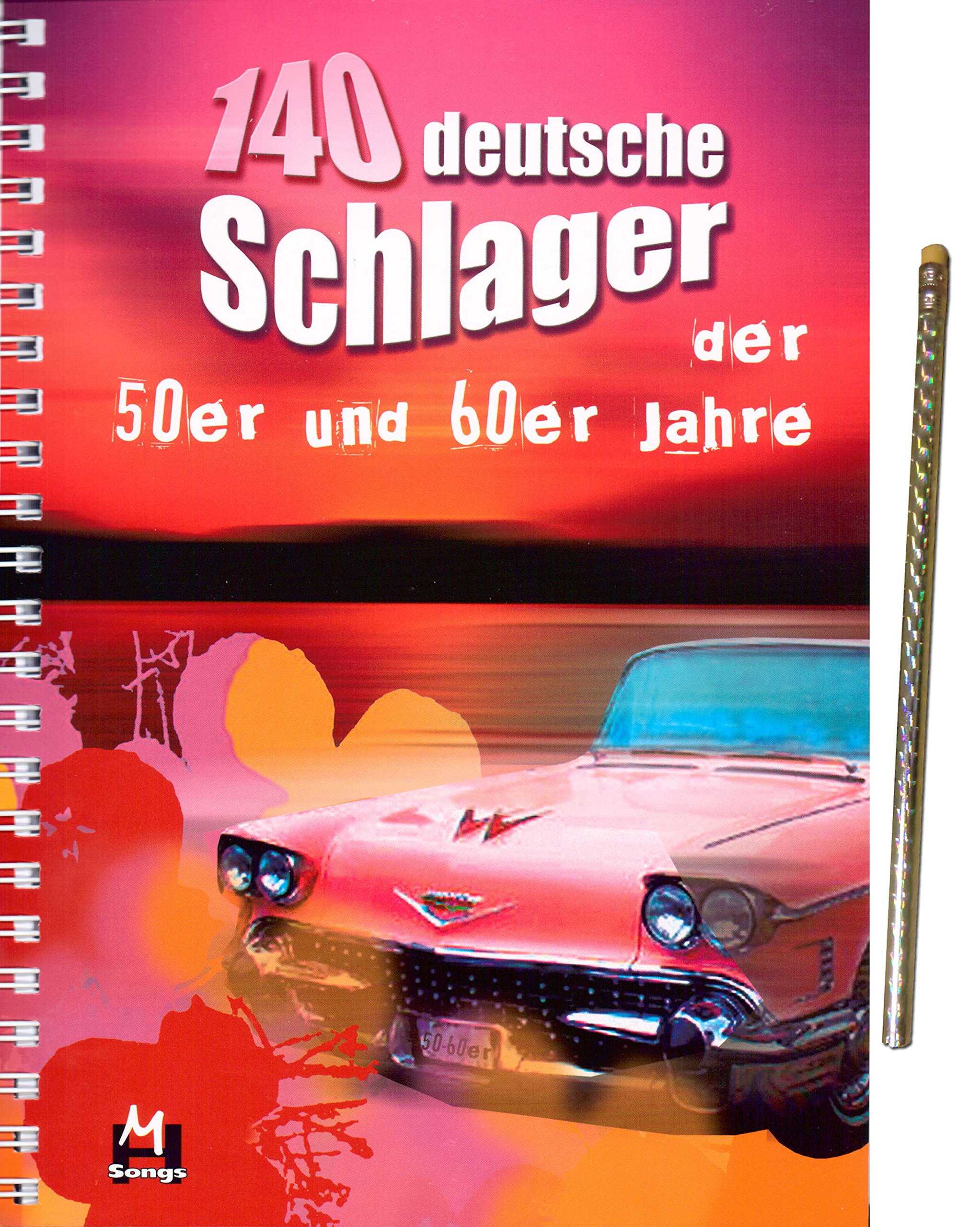 Bosworth 140 deutsche Schlager der 50er und 60er Jahre [Noten/Sheet Music] - Tango, Rhumba, Walzer, Cha Cha, Jive, Slow Fox u.a. mit Glitzerbleistift [Spiralbindung]