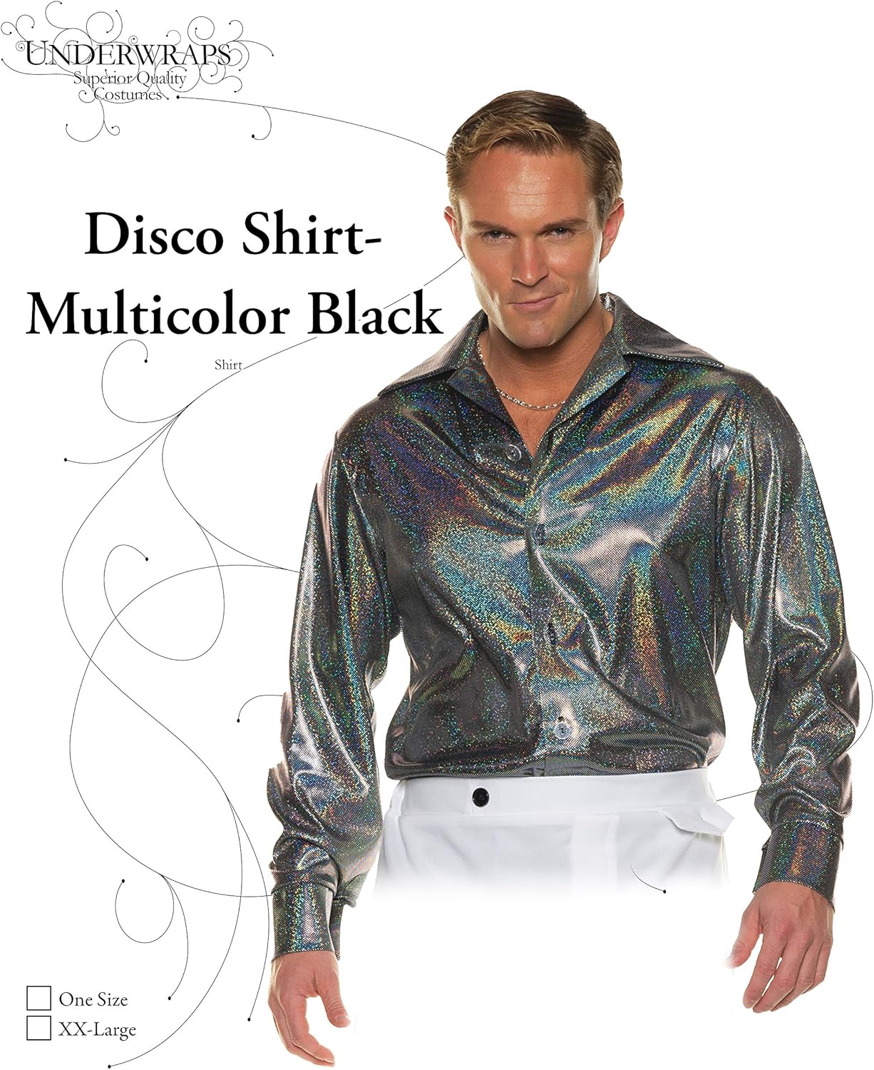 Amazon mens disco shirt Clearance