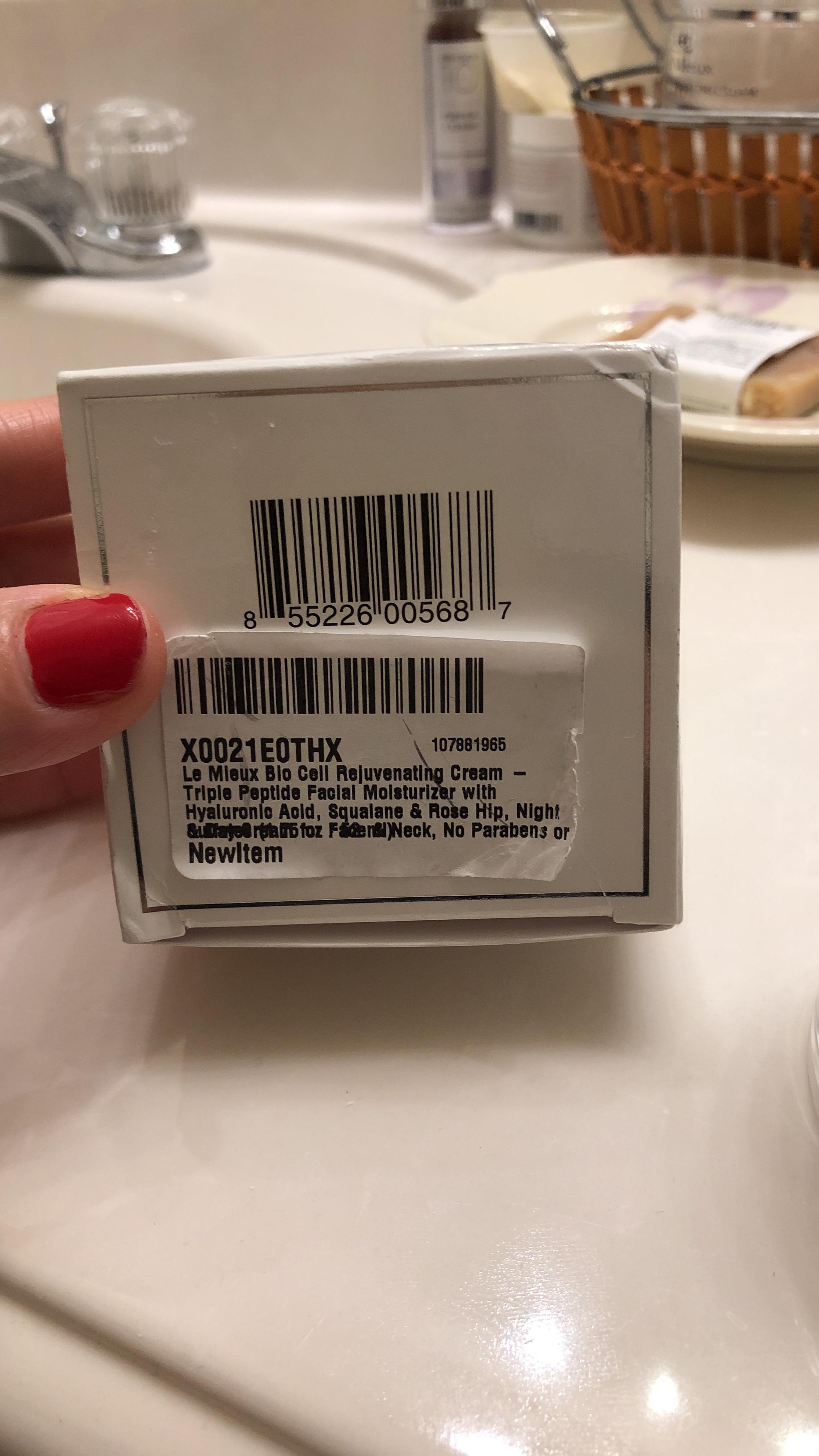 Le Mieux Bio Cell Rejuvenating Cream - Triple Peptide Facial Moisturizer with Hyaluronic Acid, Squalane & Rose Hip, Night & Day Cream for Face & Neck, No Parabens or Sulfates (1.75 oz / 52 ml)