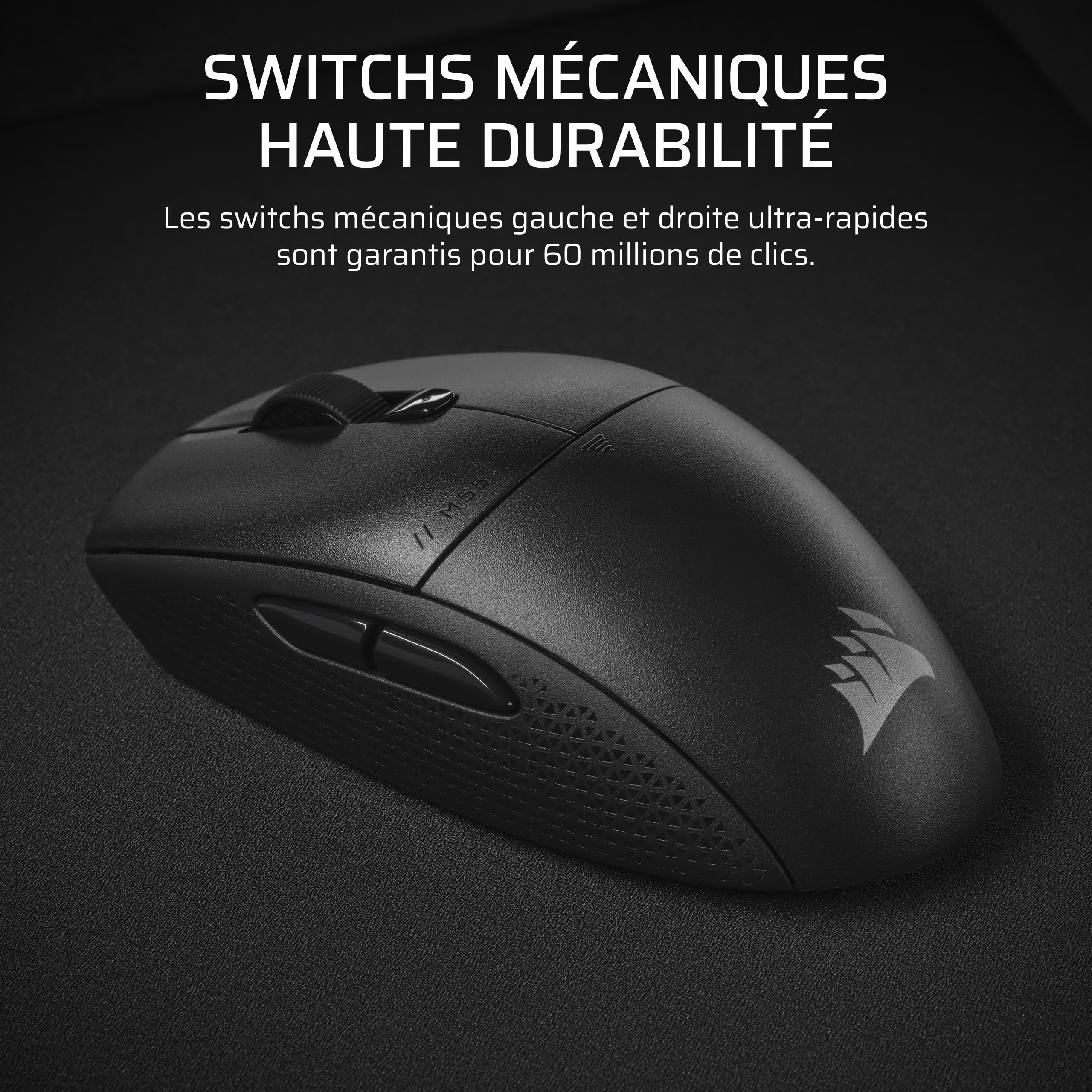 Corsair M55 Wireless Souris de Jeu FPS Légère – Noir