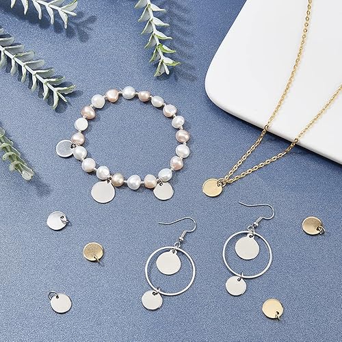 Miniatura 7 de SUPERFINDINGS Colgantes de etiqueta de palabra con mensaje de estampado en blanco 304 de acero inoxidable para pulseras de bricolaje, collares,