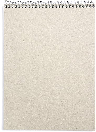 Miniatura 4 de Mintra Office TOP BOUND - Cuadernos con espiral duraderos con parte trasera de aglomerado, 100 hojas, resistente a la humedad,para la escuela,