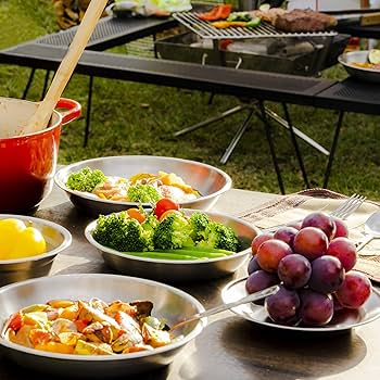 Amazon.co.jp: MAGNA(マグナ) ステンレス食器セット キャンプ