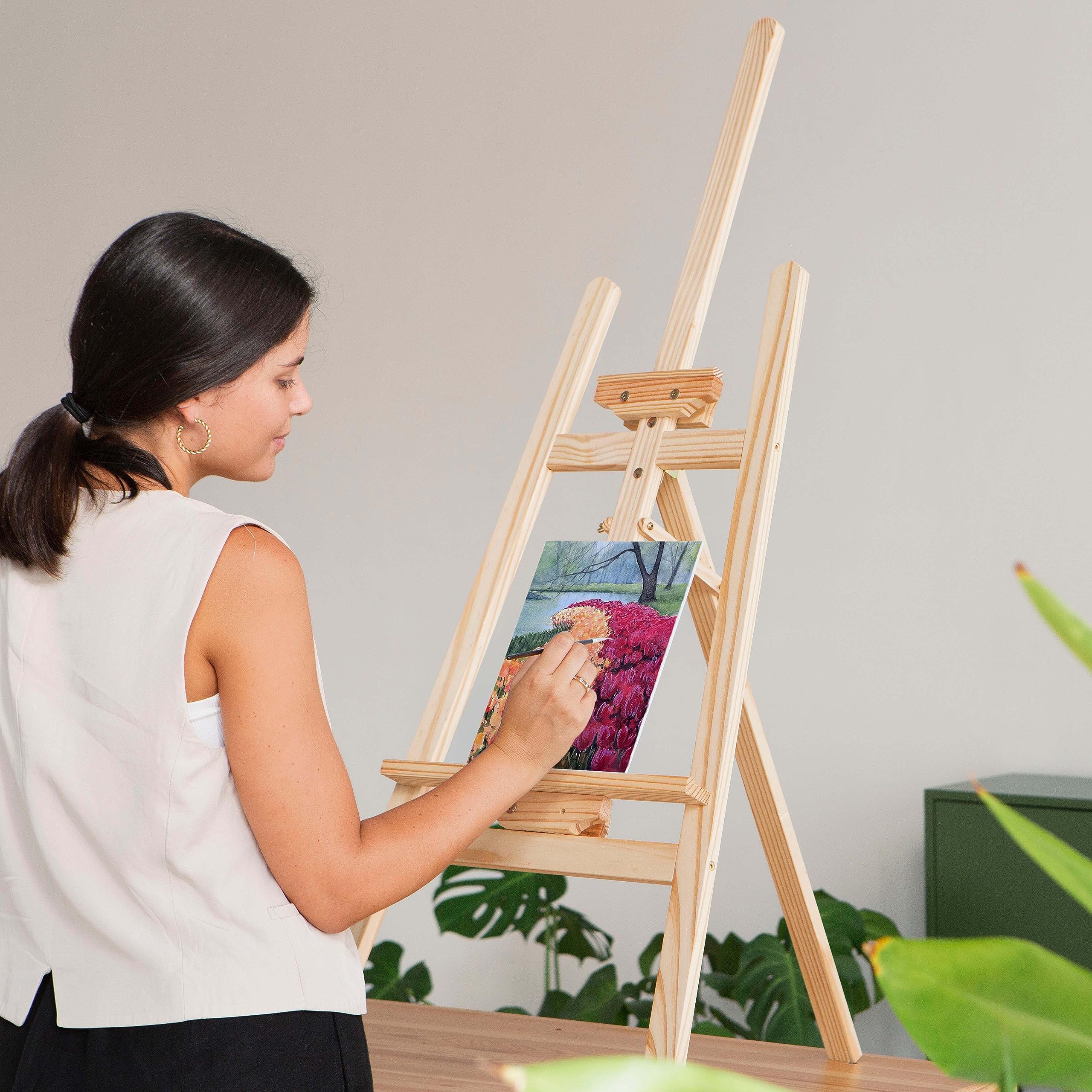 Elan Canvas Boards for Painting 7.9x9.8 Inch, 12-Pack 100% Cotton Acid-Free Blank Canvases for Painting 8oz, Triple Primed 7.9x9.8 Canvas Panels