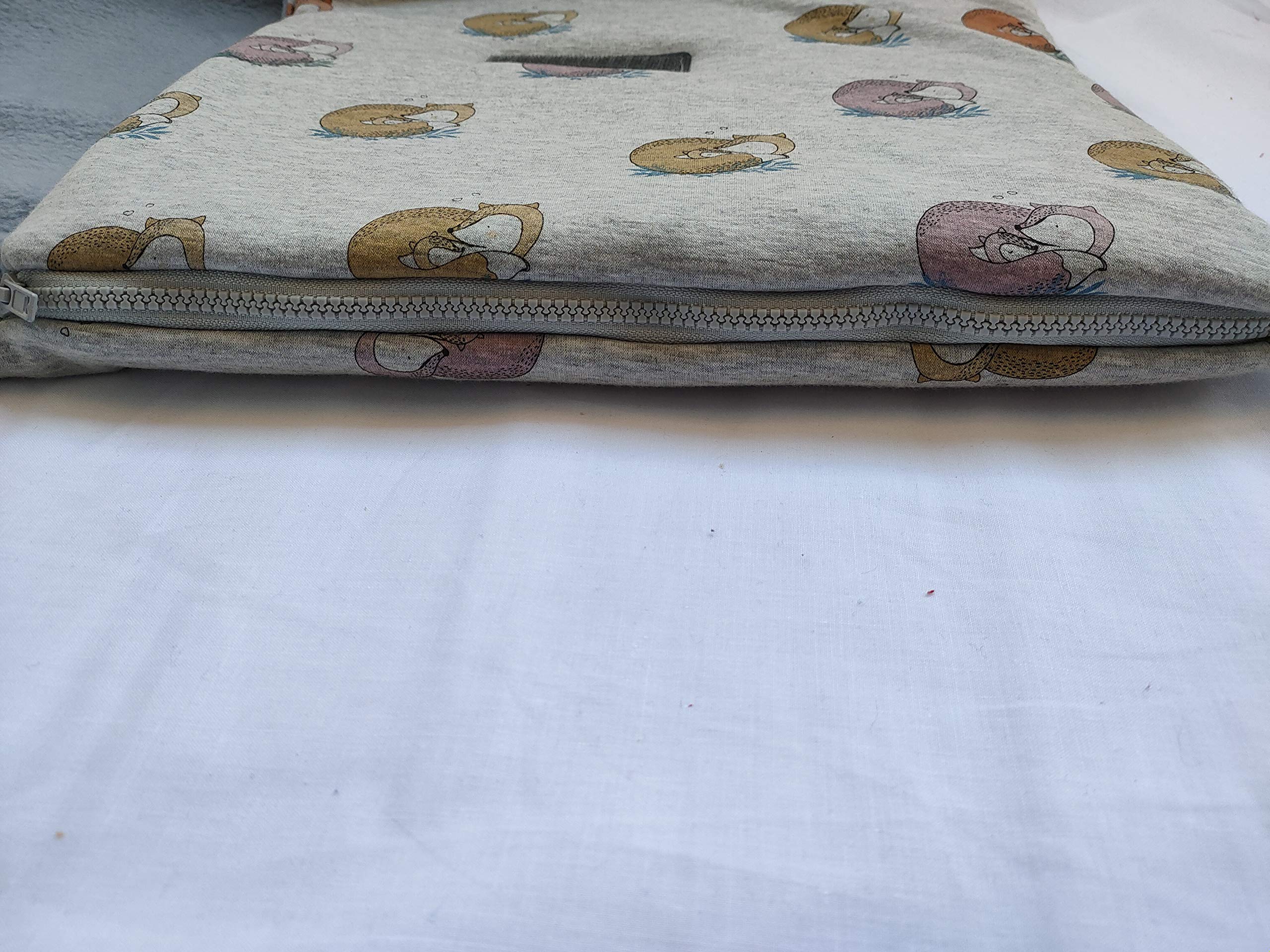 MOON-BEBE Universal-Schlafsack aus Baumwolle für Kinderwagen und Babywanne (Grau)