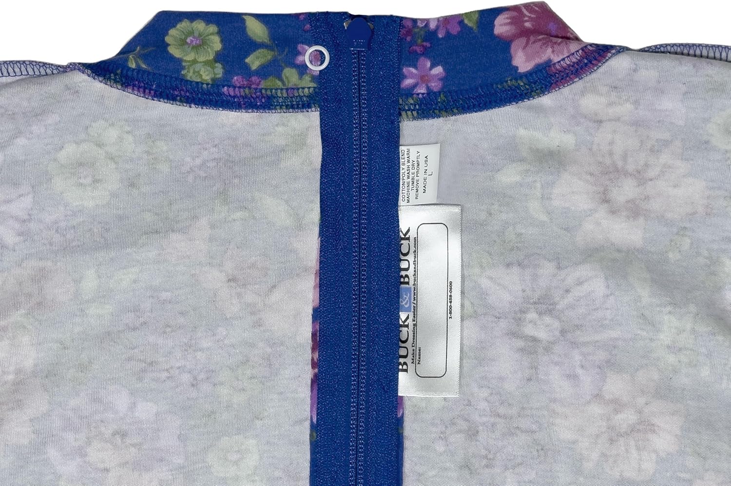 Buck & Buck Anti-Strip Jumpsuit for Women — Adaptive Dementia Clothing for Elderly Adults — Antistrip One-Piece Outfit - Image 4