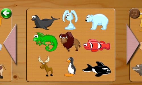 Wood Puzzles for Kids - Animals