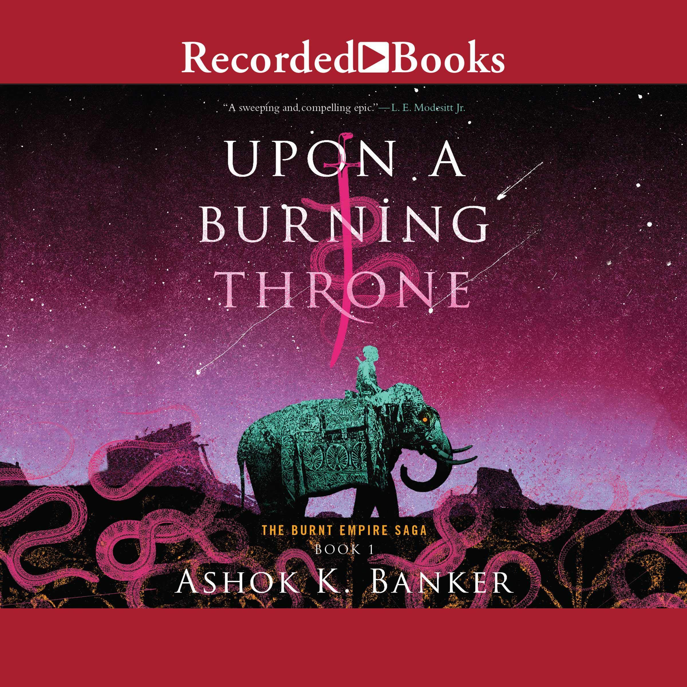 Cover art for Upon a Burning Throne