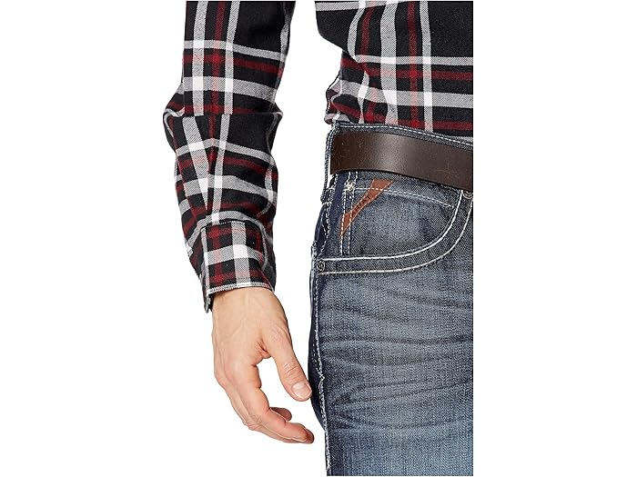 steel plaid jeans