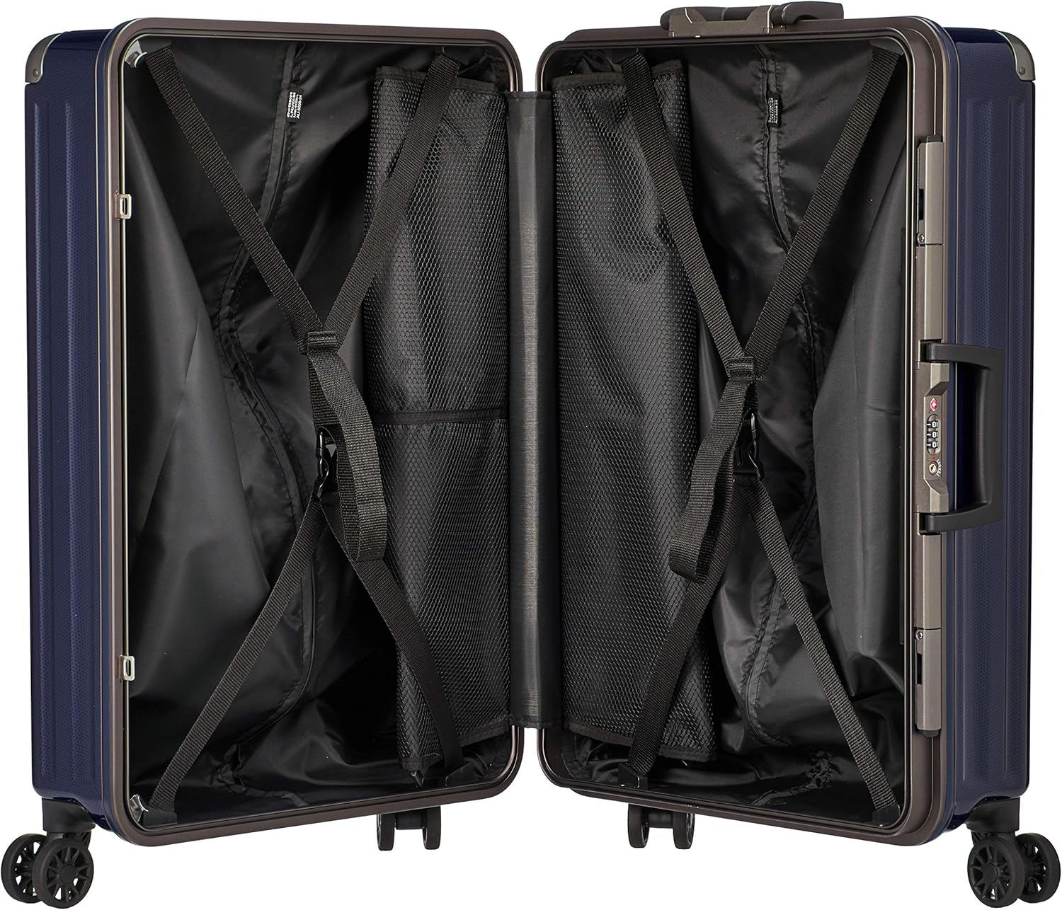 エー・エル・アイ スーツケース ハードキャリー 62L 4.4kg ブルー エー