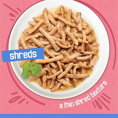 Miniatura 3 de Sabrosas tiras de alimento húmedo Purina Friskies para gatos, 24 unidades de 5.5 onzas , Savory Shreds