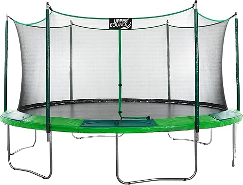 Machrus Upper Bounce Trampolín de 7.5 pies, 9 pies, 10 pies, 12 pies, 14 pies, 15 pies, 16 pies, trampolines recreativos con recinto, aprobado por