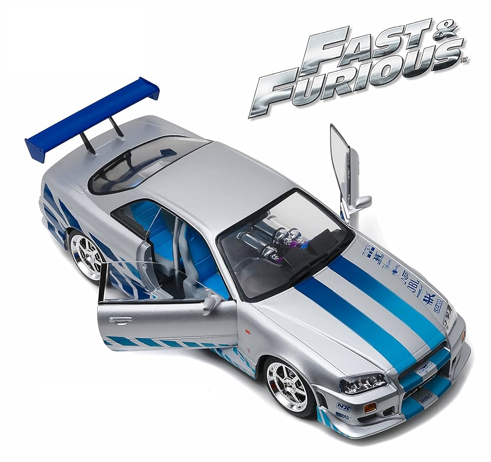 グリーンライト　GREENLiGHT ミニカー34点セット Greenlight 2 Fast Furious 1999 Nissan Skyline GT-R (R34