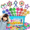 Curious 2 Learn 300pcs Pastel Building Blocks STEM Toy Montessori Interlocking Discs Set for Kids 3+ | Educational Construction Set | Creative Gift for Girls & Boys | Safe, Durable & Colorful