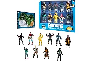 Fortnite The Chapter 1 Collection - Ten 4” Action Figures, Including Recruit...