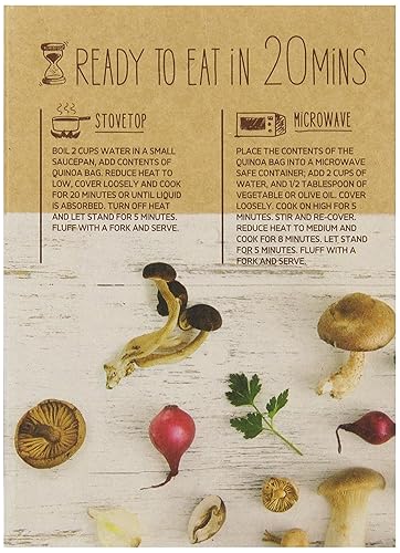 Miniatura 3 de Pereg Quinoa con champiñones y ajo, 6 onzas, alto en proteínas, hierro y fibras, grano de superalimento antiguo, sin OMG, vegano y vegetariano