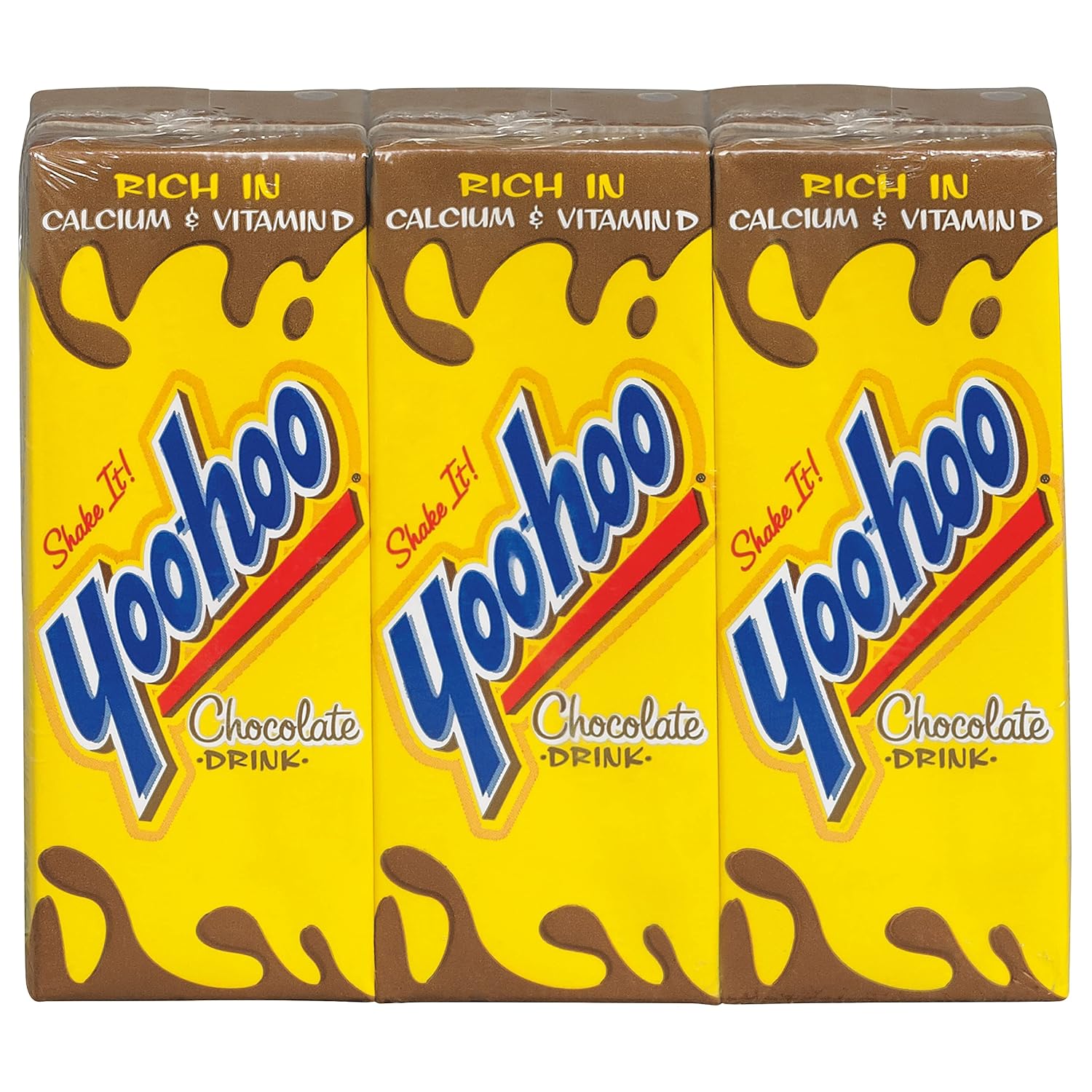 Yoo-Hoo Chocolate Drink, 6.5 Fluid Ounce Box, 3 Count, 6.5 Fl Oz(Pack of 8)