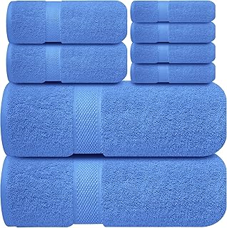 14 Scandinavian Bathroom Ideas for Clean Calm Minimal Warmth 19 Infinitee Xclusives Luxury 100% Cotton Towel Set – 8 Piece Bathroom Towe...
