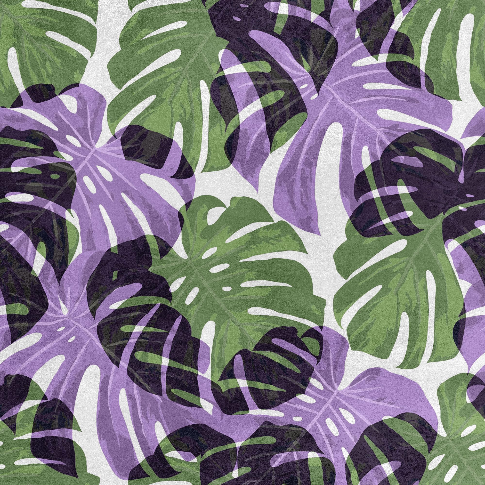 HEKO PANELS Tkanina velvet obiciowa drukowana, Monstera, 3 metry 140x300cm