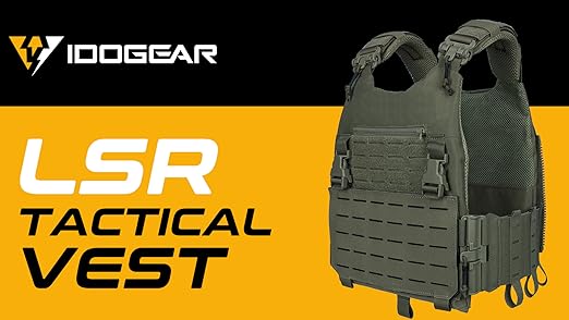 Amazon.com: IDOGEAR Tactical Vest Molle Combat Airsoft camouflage