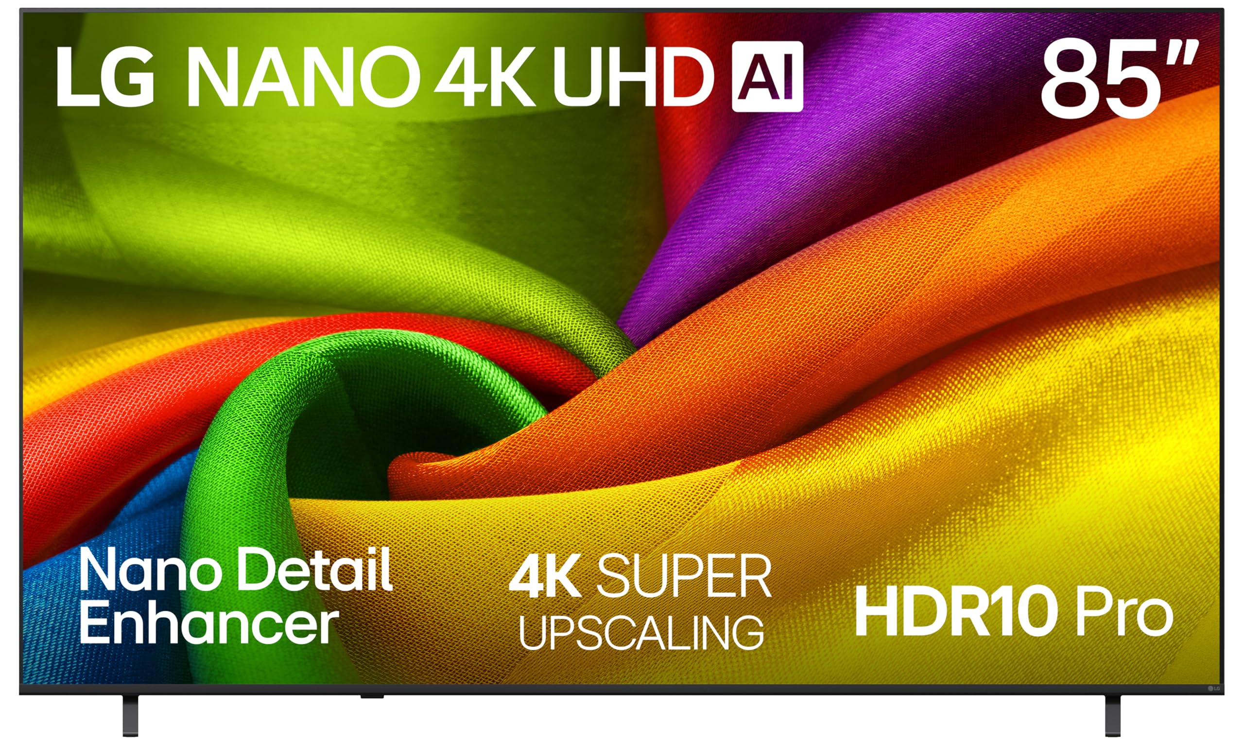 Photo 1 of ***DAMAGED -BROKEN - SELLING AS PARTS ONLY*** LG 85-Inch Class Nano AI 4K NU85 Series Smart TV w/AI Sound Pro, HDR10, AI 4K Super Upscaling, Filmmaker Mode, Wow Orchestra, Compatible with Alexa (85NU850BPUA, 2026)