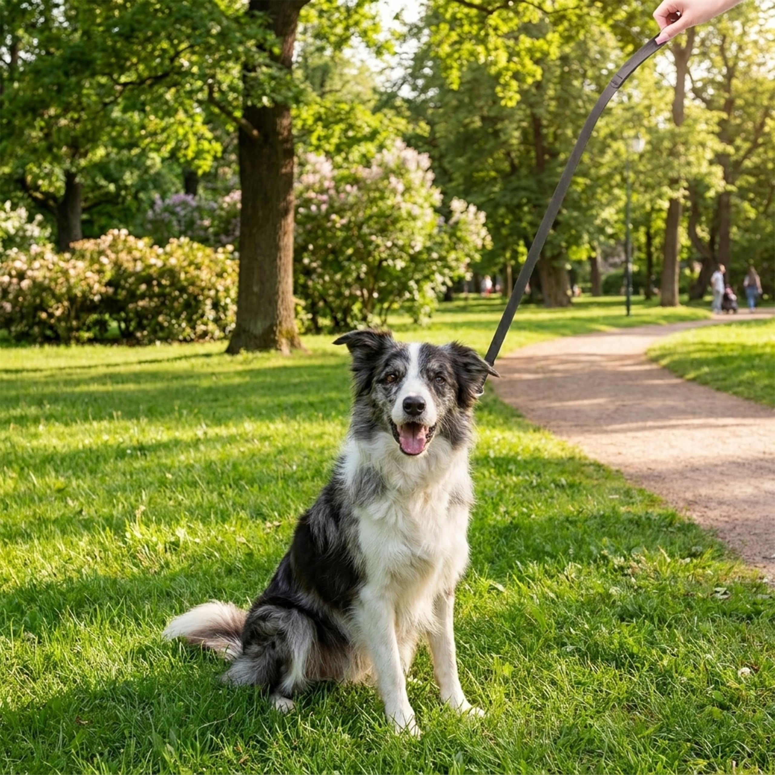 Ferplast Guinzaglio vera pelle cane cani nero cuoio naturale FERPLAST