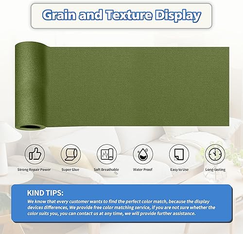 Vista 204 de KING MOUNTAIN Cinta de reparación de lona, parche para equipos para exteriores, 4 x 63 pulgadas, impermeable, autoadhesiva para reparar cubiertas