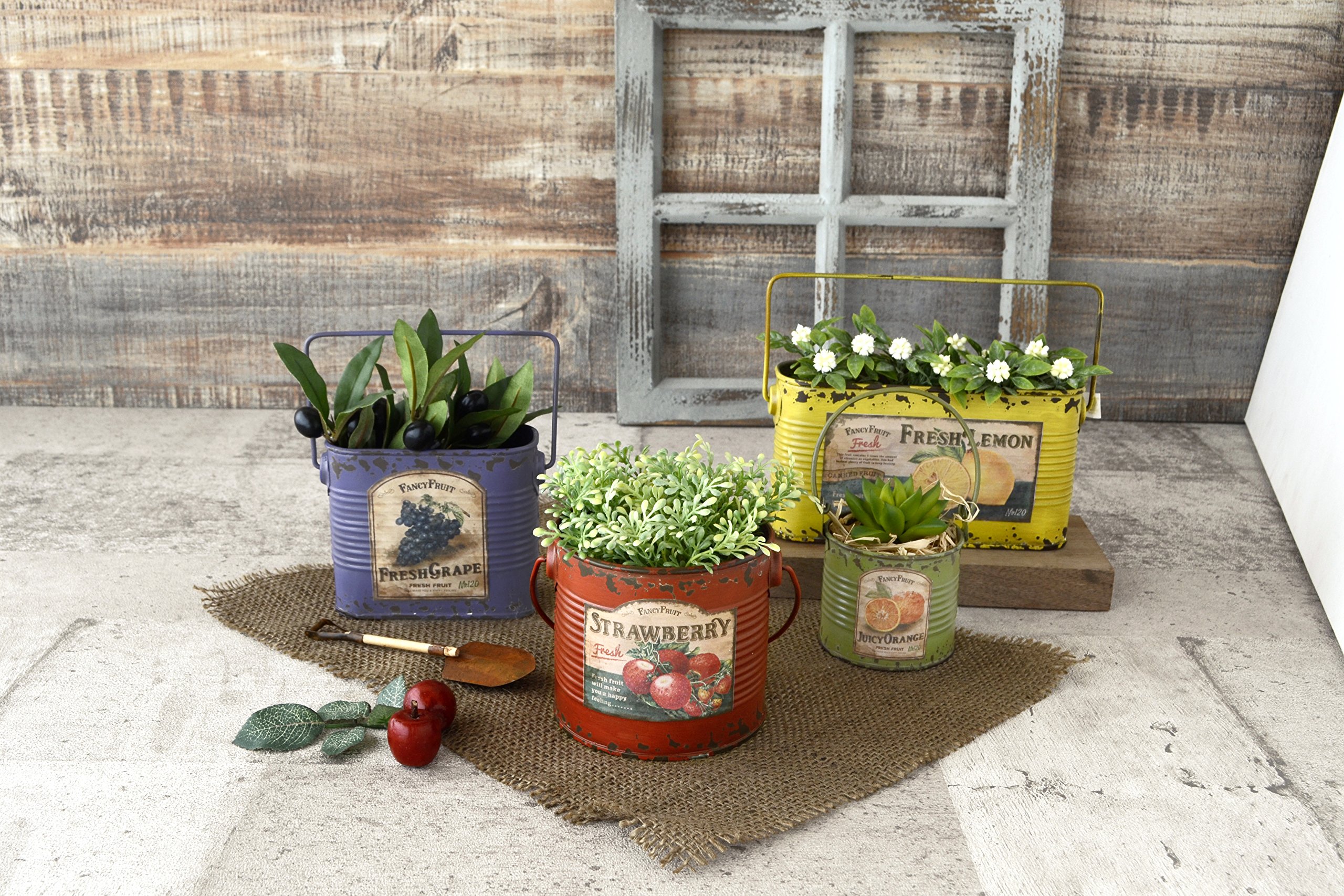 リメイク缶フック付きポットcream No.428