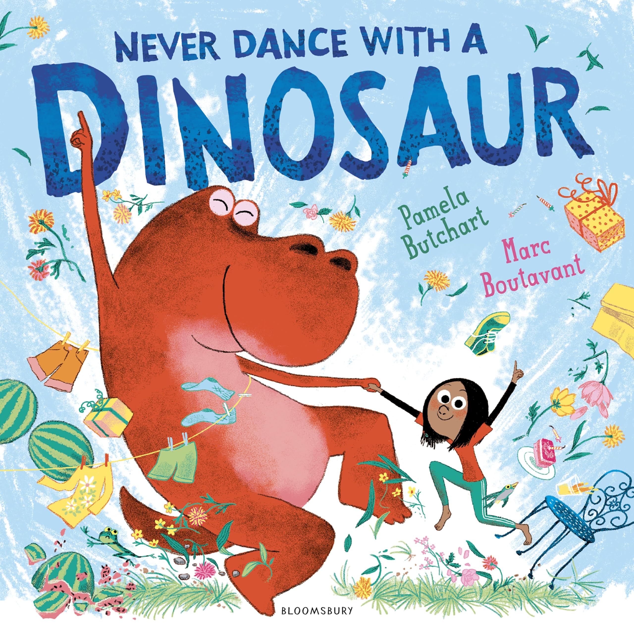 Never Dance With a Dinosaur by Pamela Butchart (Paperback Book)