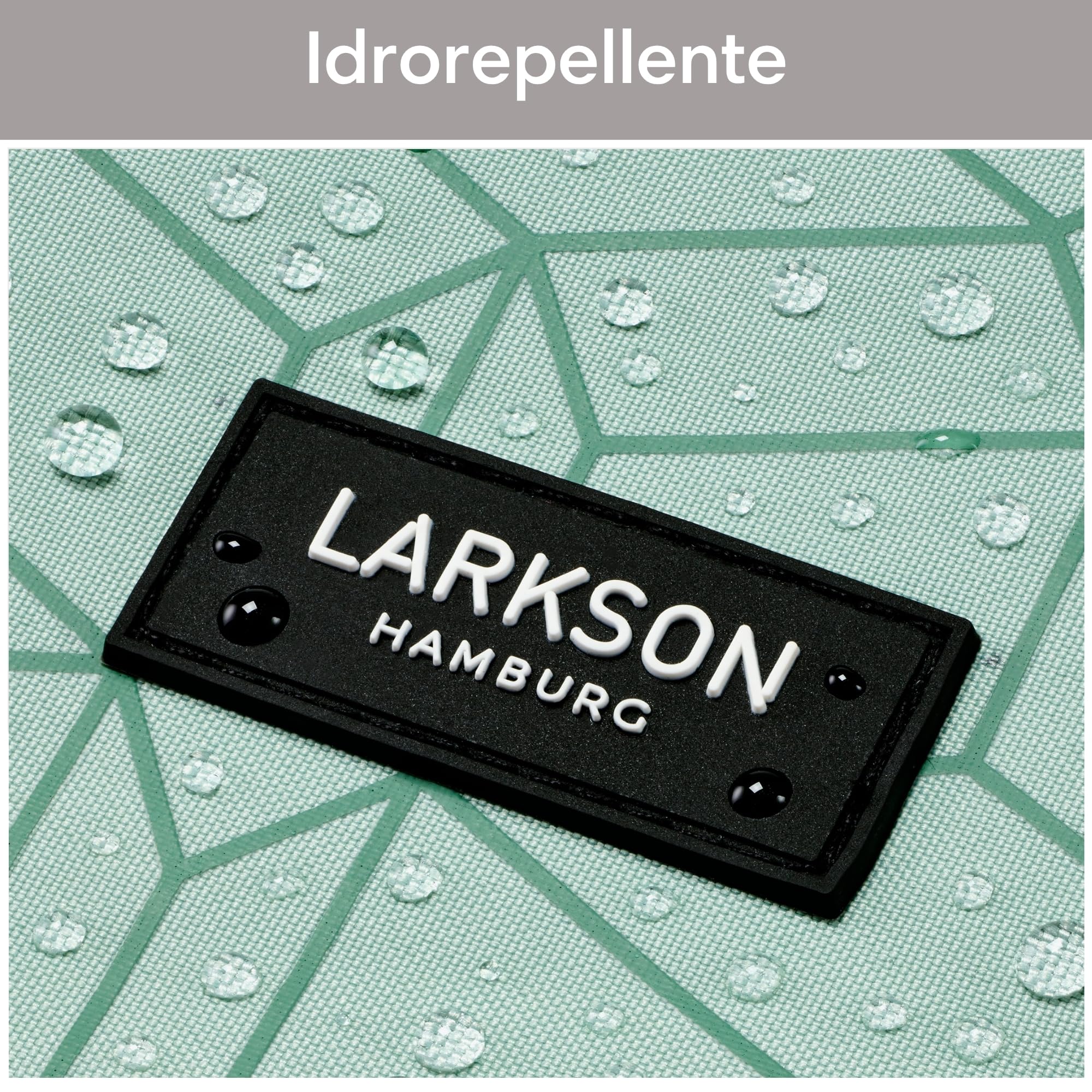 LARKSON Zaino Roll Top Uomo Donna - No 4 - Zainetto per Lavoro, Viaggio, Università - Porta Pc 16 Pollici - Materiale Sostenibile - Impermeabile