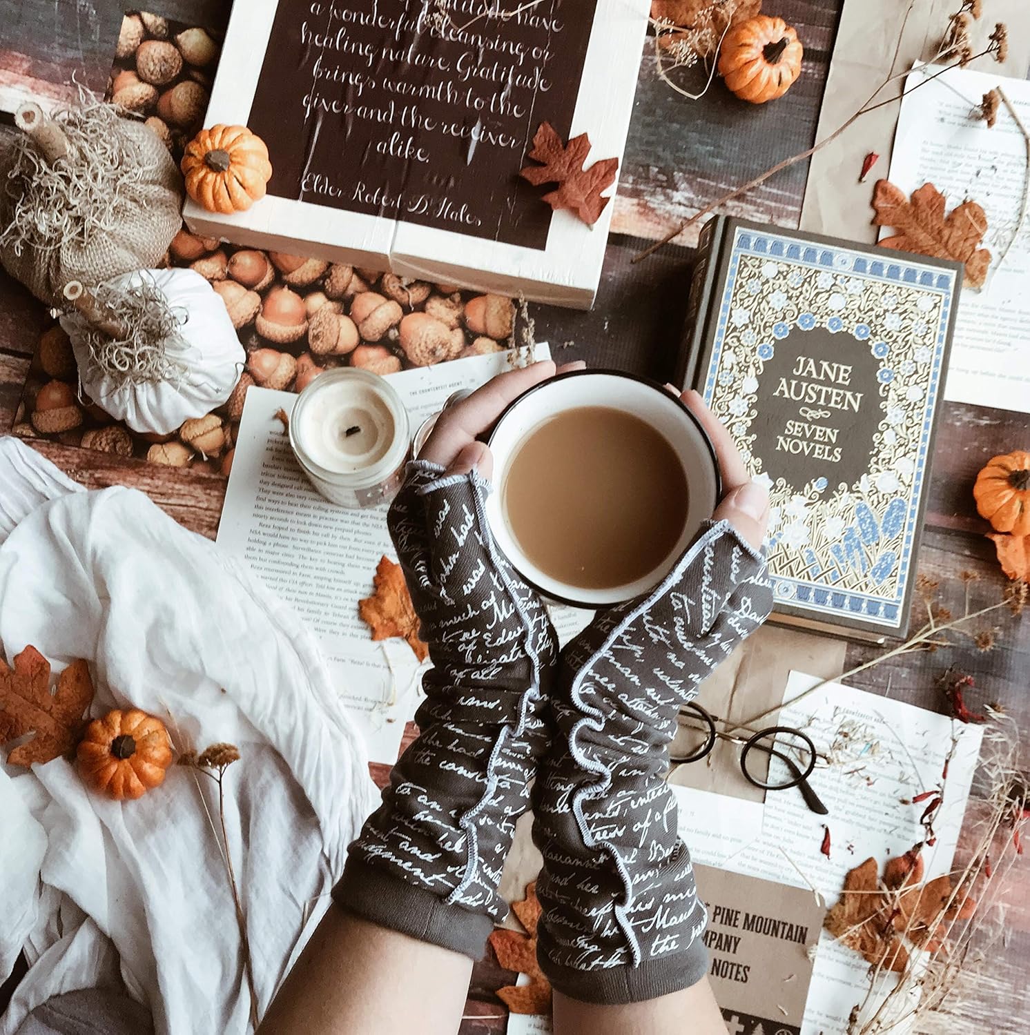 Sense and Sensibility Writing Gloves Grey