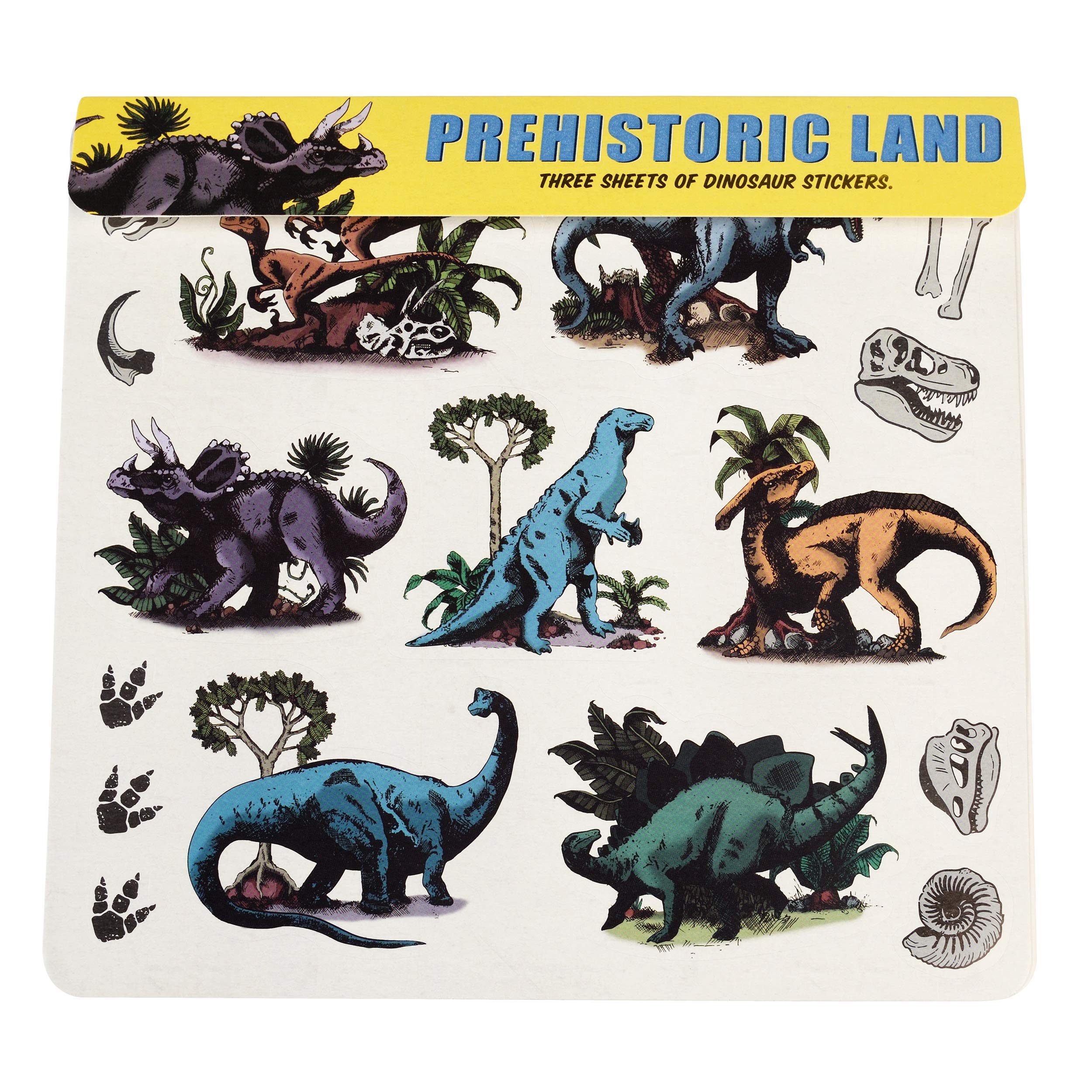 Rex London Blanc Stickers Prehistoric Land (X3)