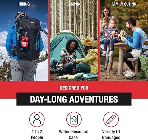 Miniatura 2 de Adventure Kits médicos de primeros auxilios, kit resistente al agua - (paquete de 2)