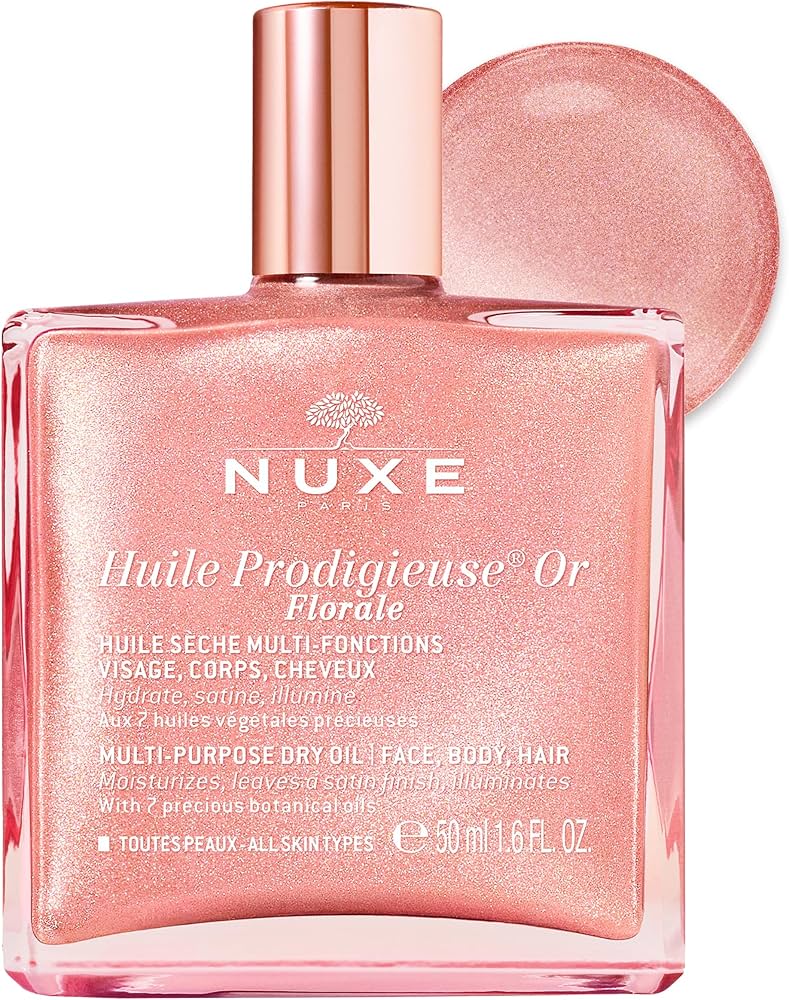 NUXE プロディデュース フローラル50mlラメ入りオイル Amazon.co.jp: Nuxe(ニュクス) プロディジュー フローラル ゴールド