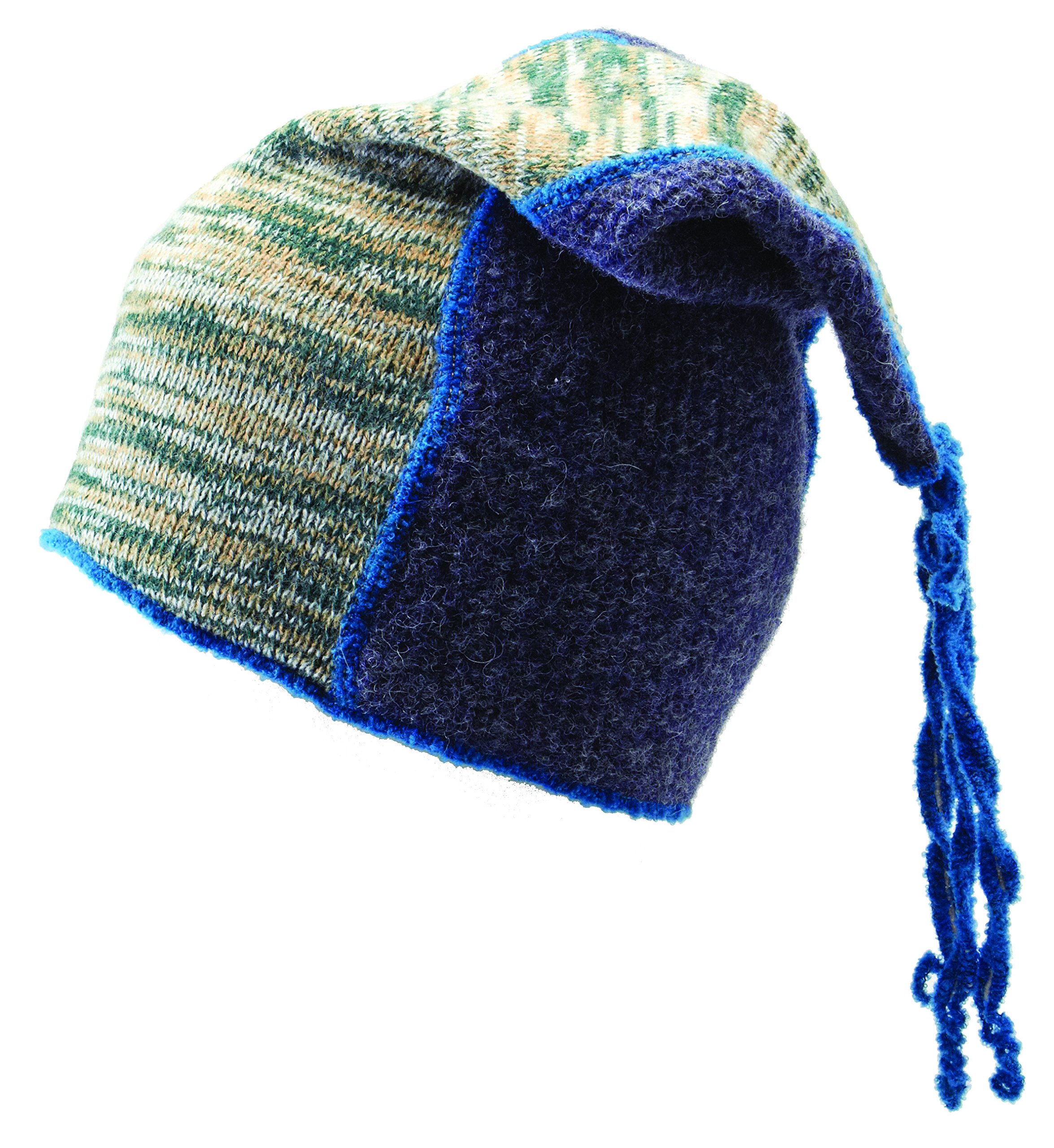 IceboxXob Sleeper Hat Upcycled Wool Sweaters Winter Hat by Icebox Knitting