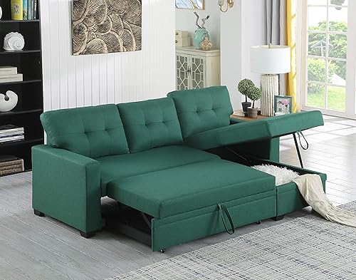 Miniatura 34 de Sofá modular de terciopelo con diván, sofá modular de 3 asientos en forma de L con brazos de almohada de terciopelo y cojines de respaldo y asiento