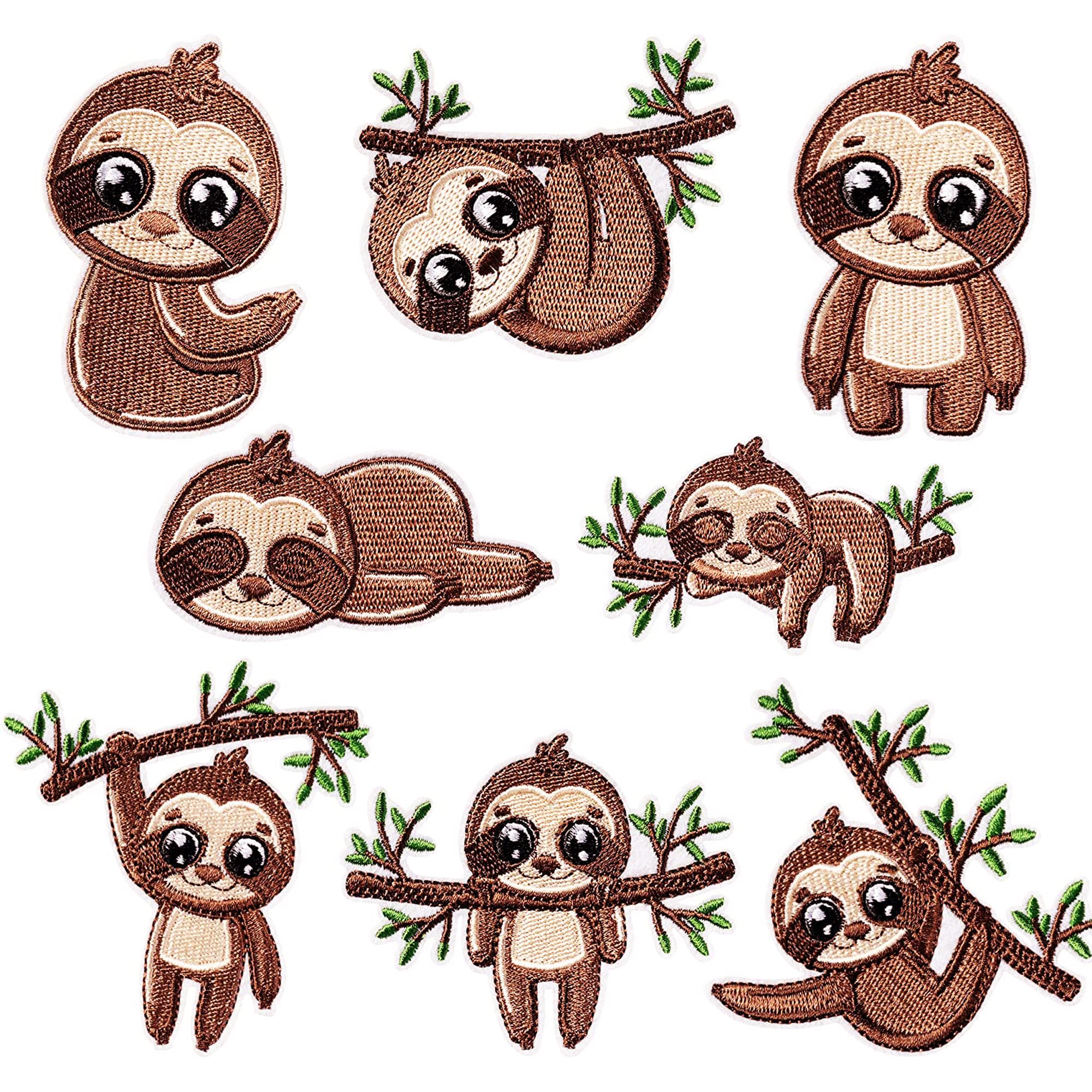 Toppe Termoadesive Woohome - 15 Applique Per Vestiti, Jeans, Borse Fai Da Te (Stile Paesaggio)