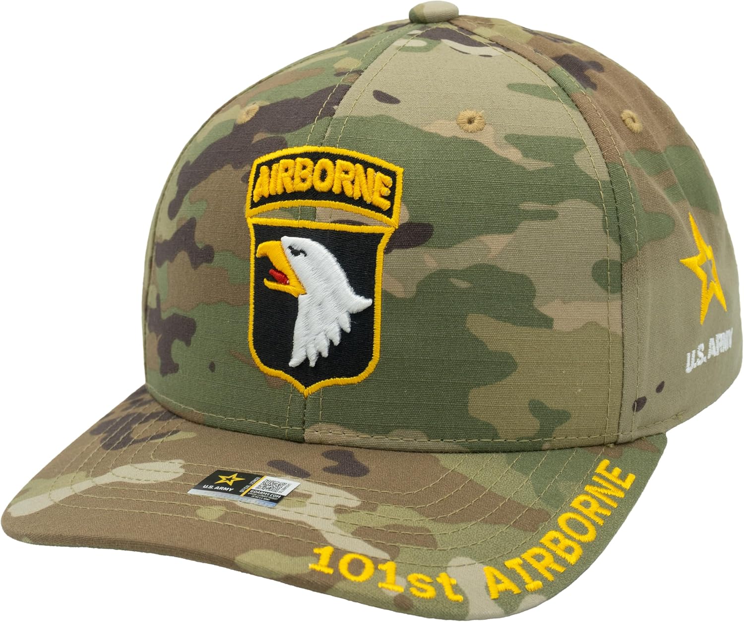82nd 101st Airborne Hat for Men Official Licensed US Army Airborne Veteran Embroidered Adjustable Baseball Cap