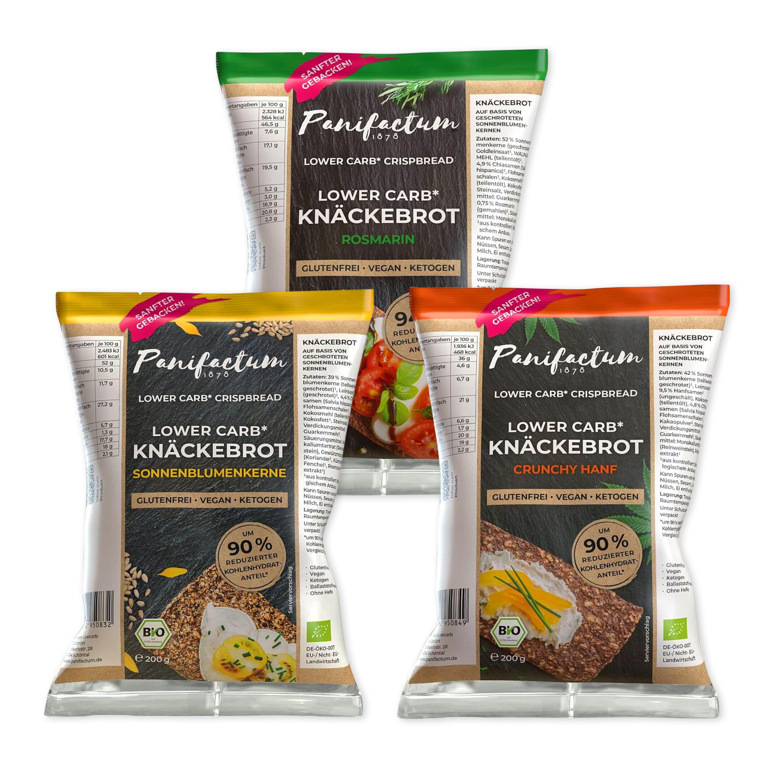 Panifactum Knäckebrot Probierpaket