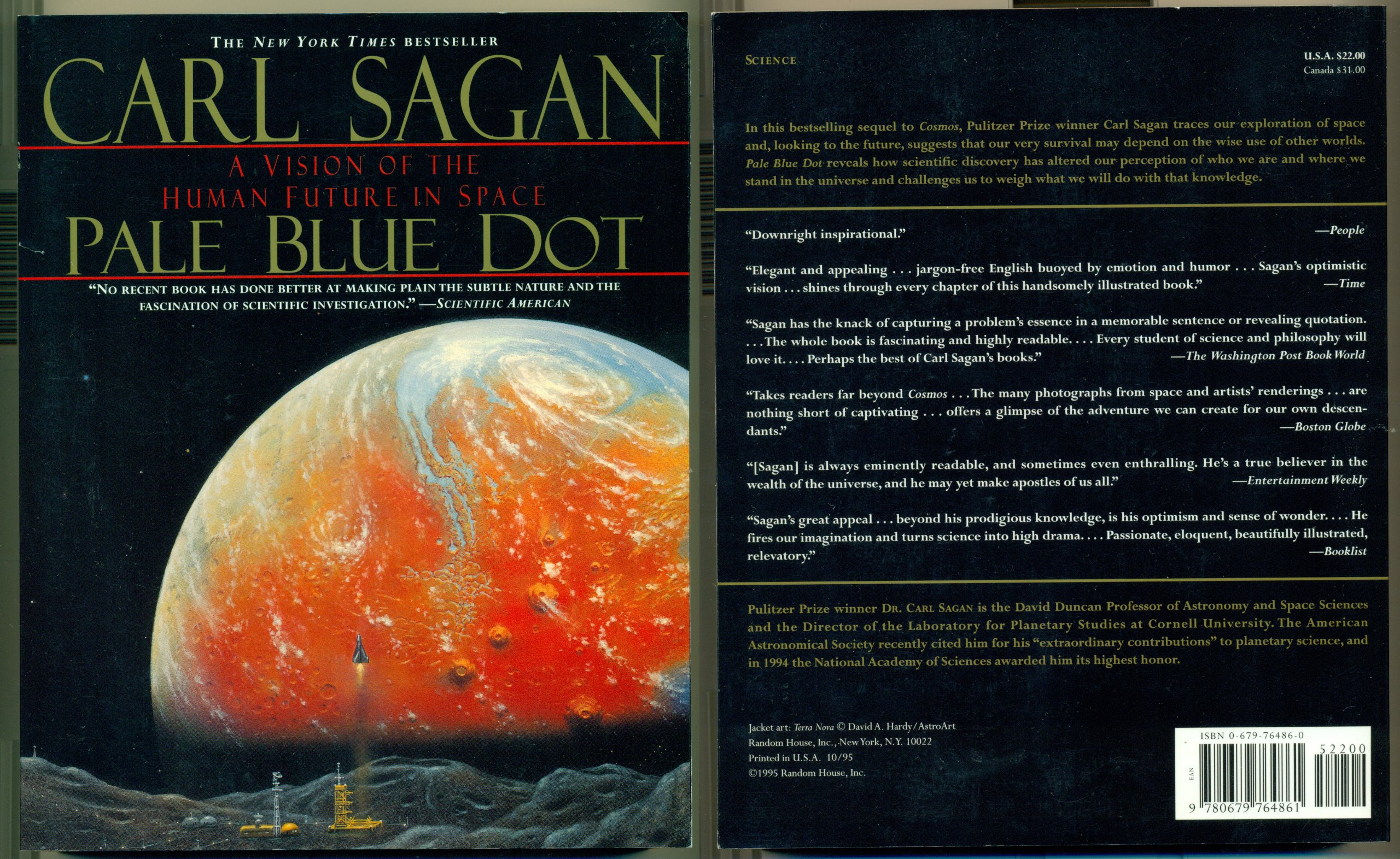 Pale Blue Dot: A Vision of the Human Future in Space: Sagan