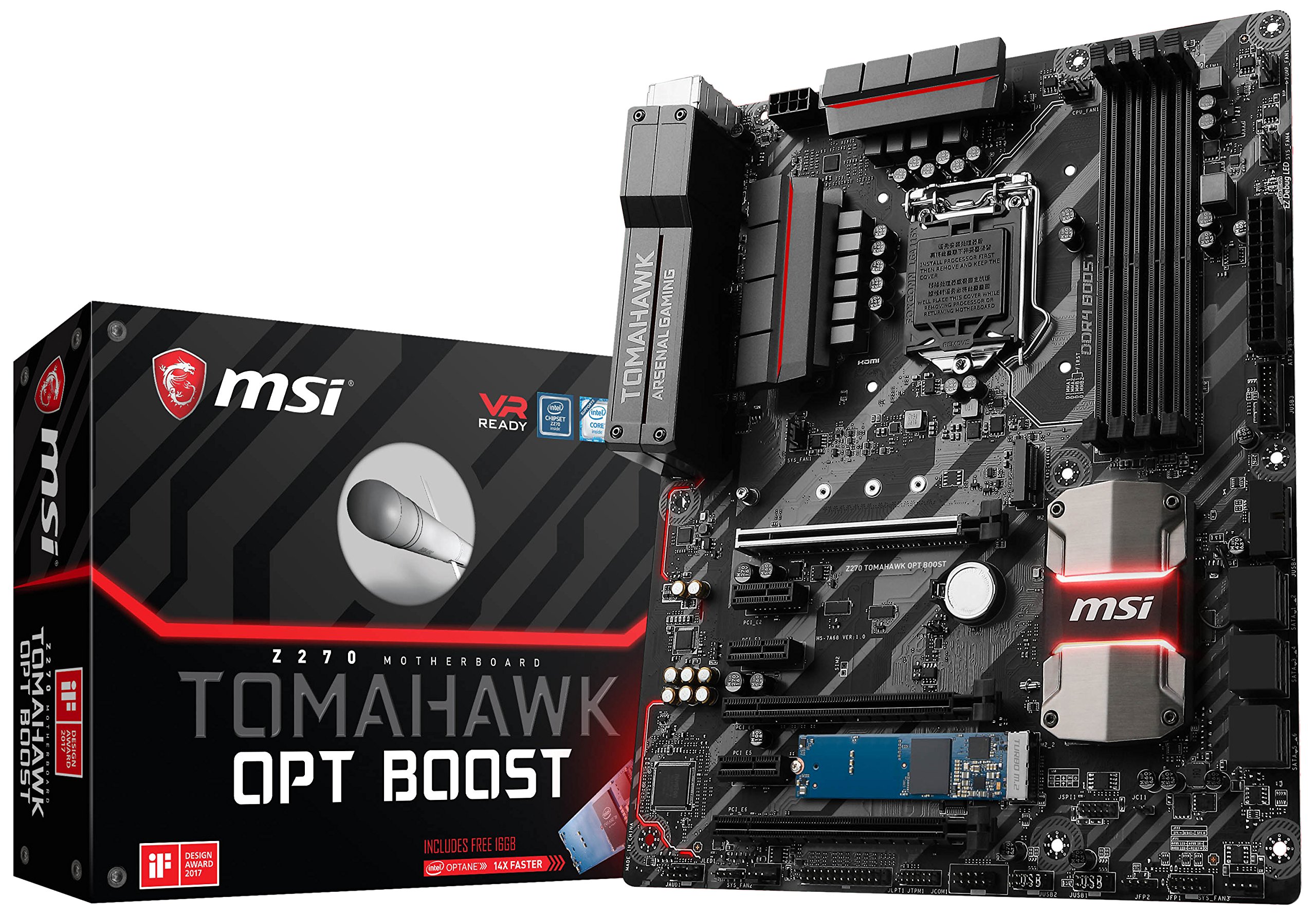 MSI Arsenal Gaming Intel Z270 DDR4 HDMI USB 3 CrossFire ATX