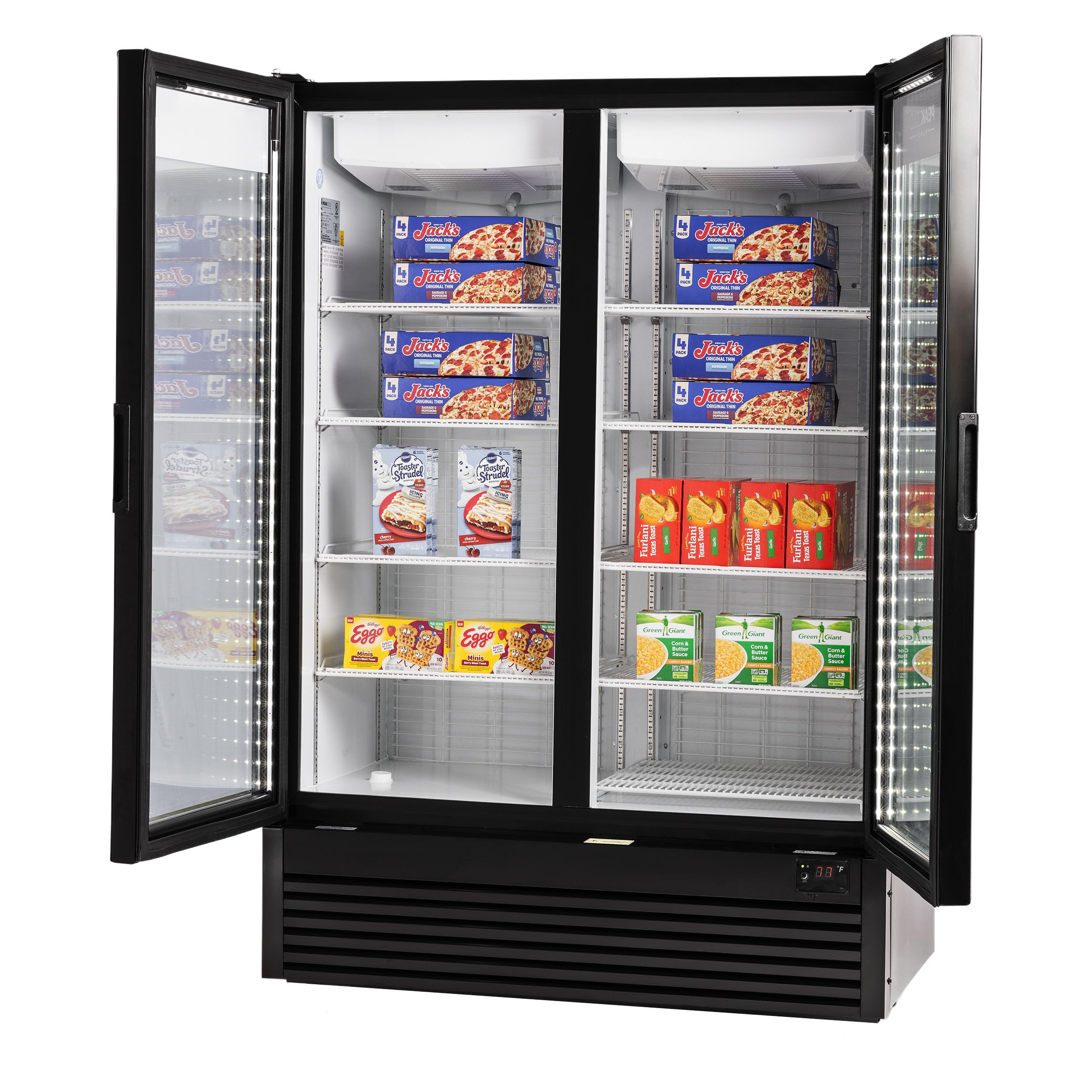 Amazon.com: PEAK COLD PLUS Upright Commercial 2 Door Display