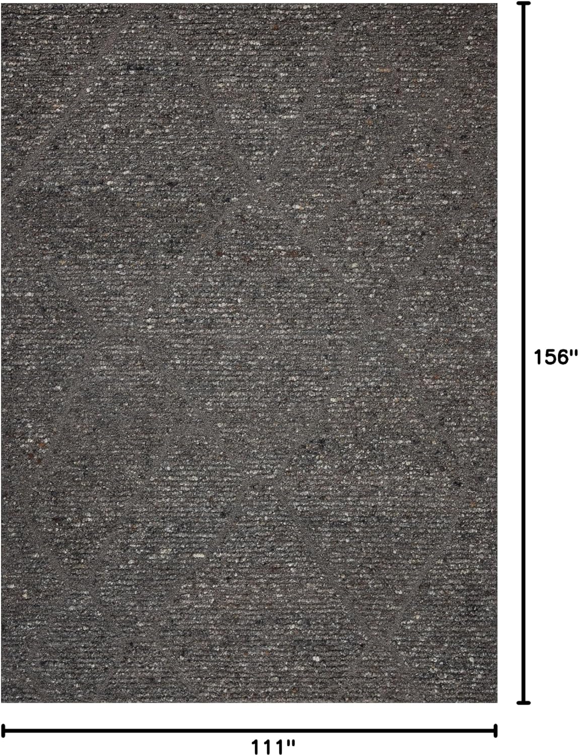 Loloi Magnolia Home by Joanna Gaines Jones Collection JON-05 Granite 9'-3" x 13' Area Rug