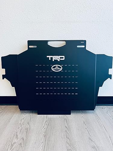 Protector antirrobo, protector de cubierta, defensor, compatible con Toyota Tacoma 2WD 2016-2023 con textura negra con recubrimiento en polvo