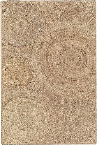 Miniatura 2 de ARTS OF JAIPUR Collection - Alfombra de pasillo de yute natural de 3 x 10 pies, para cocina, pasillo, pasillo, interior, alfombra de pasillo