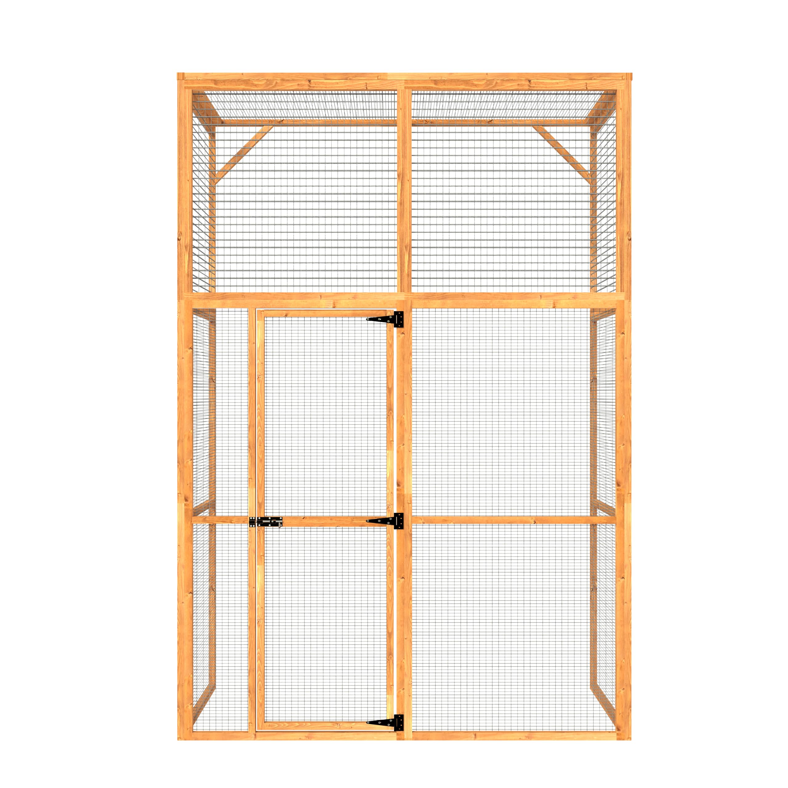 The Hutch Company 3 Sided Wingham Catio & Playpen – Outdoor Cat Enclosures, Shelves, Ramps & Accessories | Safe Outdoor Play for Cats 12 Different Sizes to suit all Homes (9ft│6ft│7.2ft) — view 12